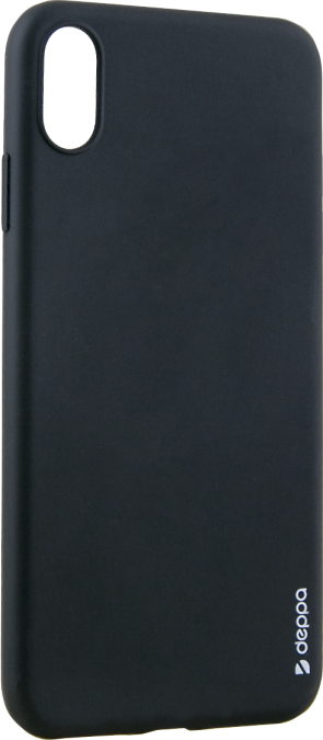 Чехол-крышка Deppa Gel Color Case для iPhone Xs, полиуретан, черный - фото №3