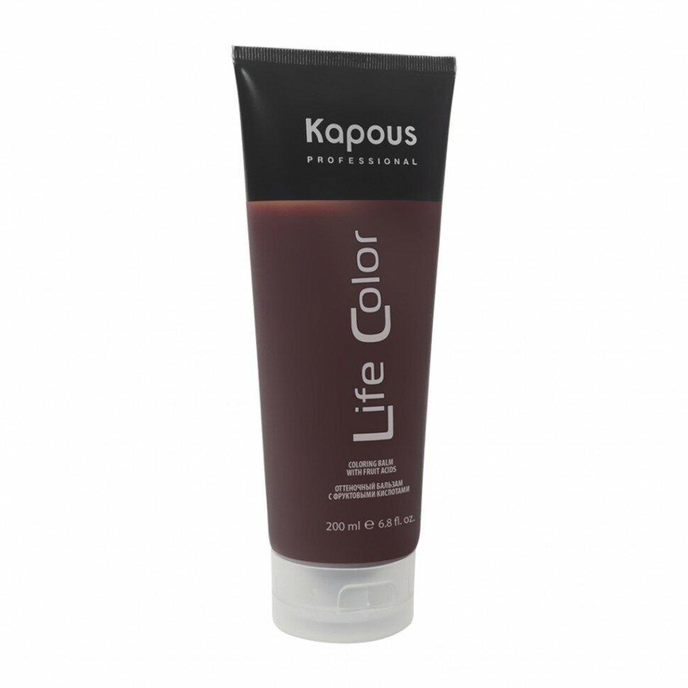 Kapous Professional Бальзам оттеночный для волос Life Color Медный 200 мл (Kapous Professional) - фото №5