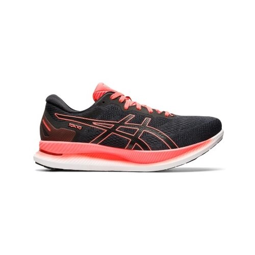 Кроссовки ASICS, размер 9US (42.5EU), черный, красный