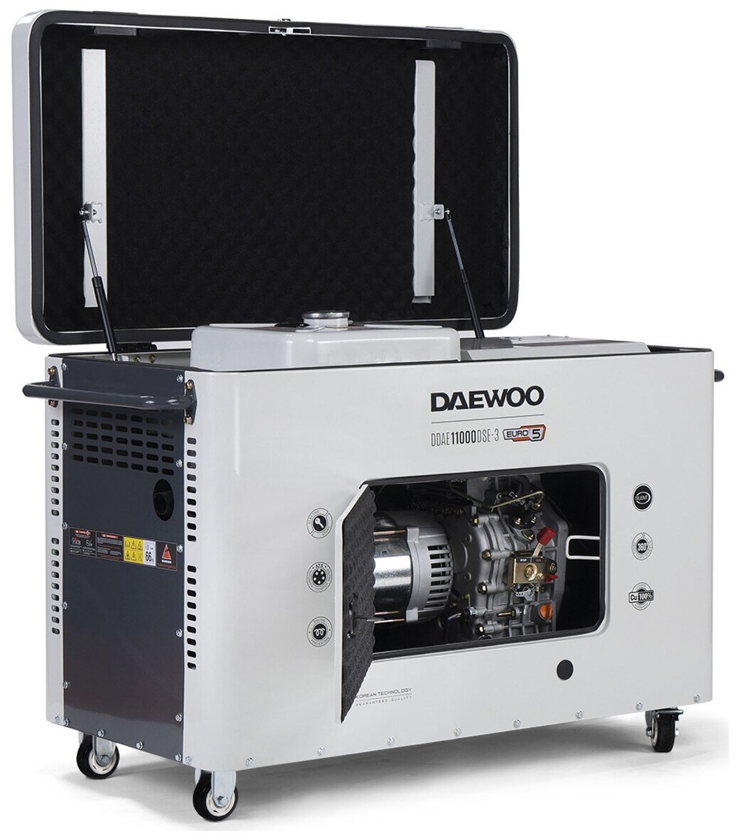Дизельный генератор DAEWOO DDAE 11000DSE-3 - фотография № 4