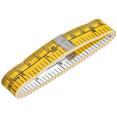 Купить PRYM Измерительная лента с сантиметровой шкалой, Колор 150 см*60 дюймов PRYM 282125, желтый/белый, пластик/металл