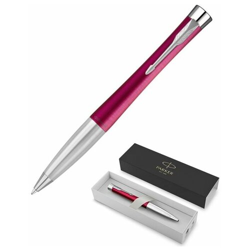 Ручка шариковая Parker Urban Vibrant Magenta CT BP Twist, син, Китай 1шт