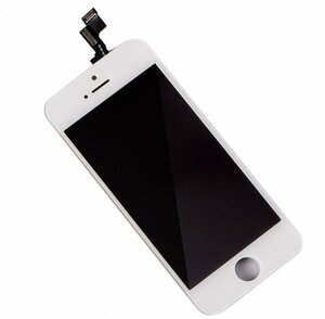 Дисплей Vbparts для APPLE iPhone 5S в сборе с тачскрином AAA White 075635