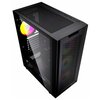 Фото #2 Корпус Powercase Alisio X4B, Tempered Glass, 4x 120mm 5-color fan, чёрный, ATX (CAXB-L4)