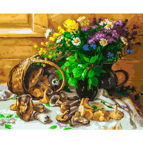 Белоснежка Картина по номерам Букет и грибы (226-AB), 40 x 50 см, разноцветный белоснежка картина по номерам букет и грибы 226 ab 40 x 50 см разноцветный