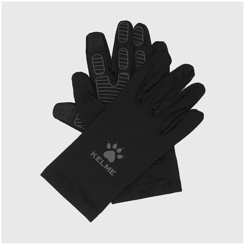 Перчатки Kelme Warm Gloves 8161ST5002-015, р-р one size, Черный
