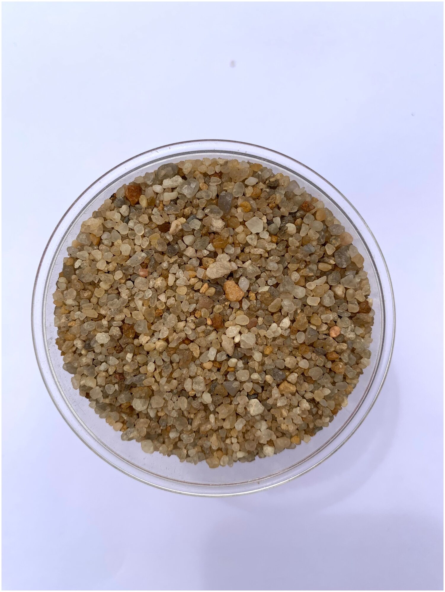 Песок кварцевый натуральный, фракционный 0,3-1,0мм, 1,5кг - фотография № 3