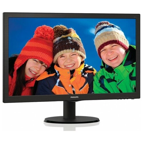 Монитор 215 PHILIPS 223V5LSB0001 Black LED LCD Wide 1920x1080 5 ms 170160 250 cdm 10M1 DVI 3417500₽