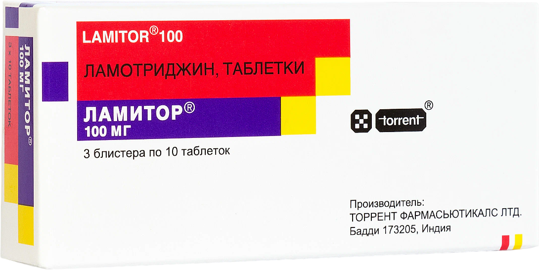 Ламитор таб., 100 мг, 30 шт.