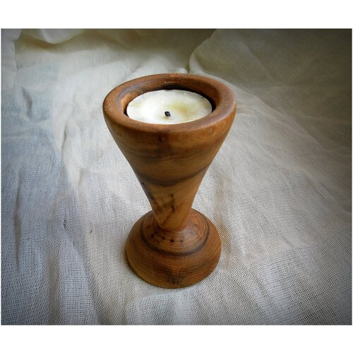 Подсвечник деревянный для греющей свечи
