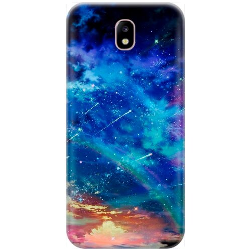 фото Re:pa накладка transparent для samsung galaxy j7 (2017) с принтом "звездопад"