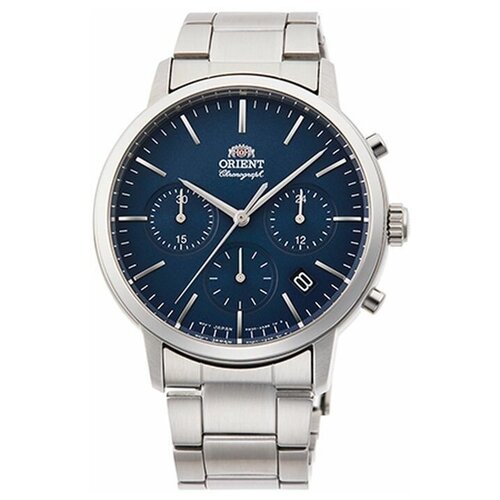 фото Часы японские наручные мужские кварцевые на браслете orient ra-kv0301l10b