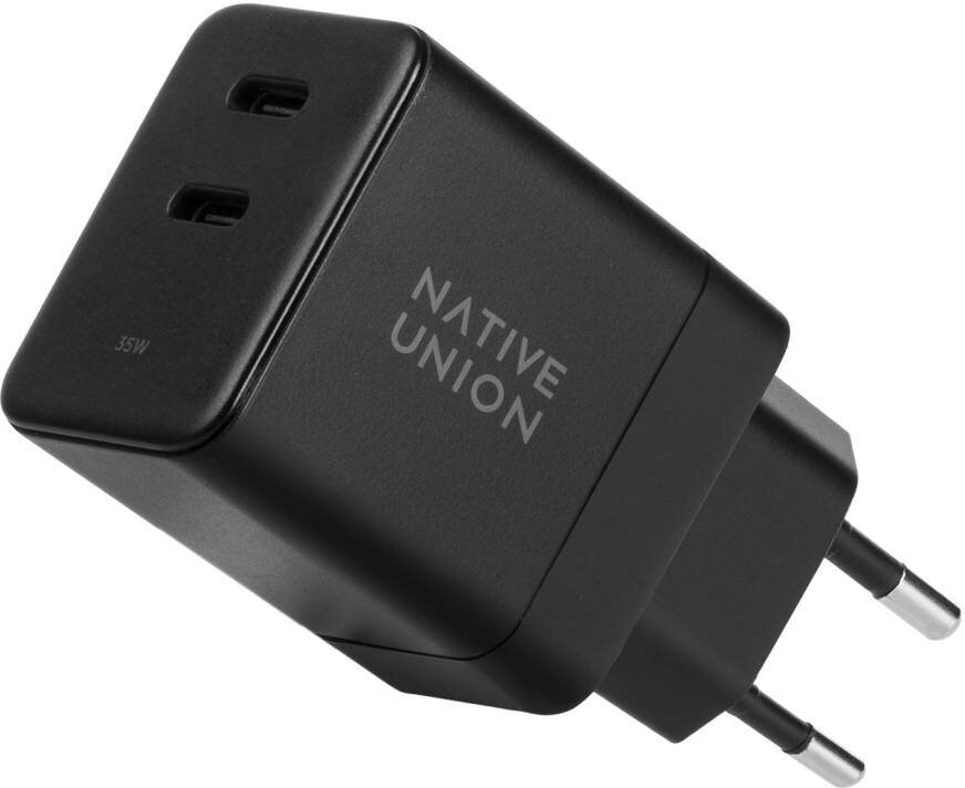 Зарядное устройство Native Union Fast GaN Charger USB-C, PD, 35Вт, черный