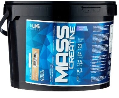 R-LINE Mass + creatine, 4000 гр. (ваниль)