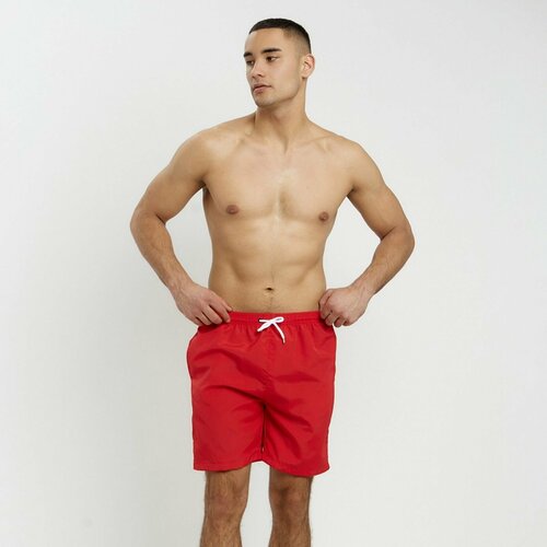 Плавки купальные мужские однотонные MINAKU цвет красный размер 48 2200₽