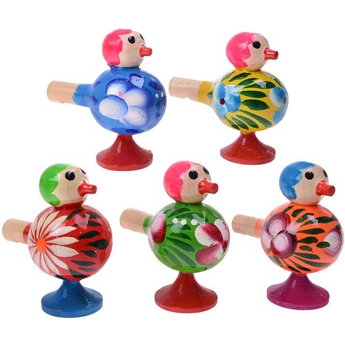 Свистулька Птичка окрашенная