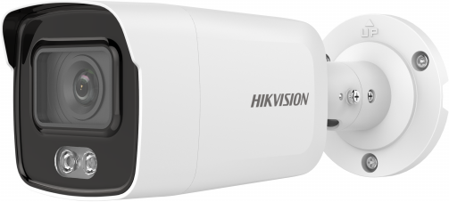 Видеокамера IP HIKVISION DS-2CD2027G2-LU(C)(2.8mm) 2Мп уличная цилиндрическая с LED-подсветкой до 40м и технологией AcuSense 1/2.8" Progressive Scan C