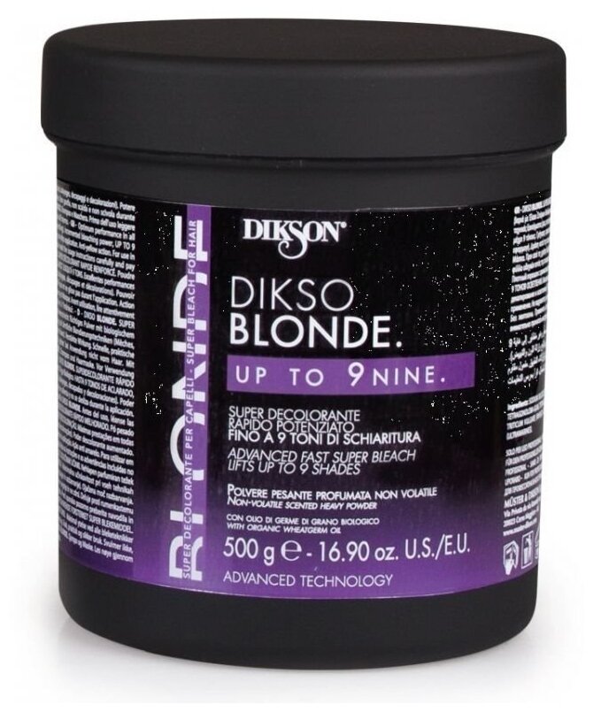 DIKSON DIKSO BLONDE - линия для обесцвеченных, мелированных и светлых волос Супер обесцвечивающее средство Dikso Blonde Deco, 500 гр