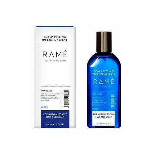 RAME Маска-пилинг для кожи головы, для нормальных и жирных волос SCALP PEELING TREATMENT MASK