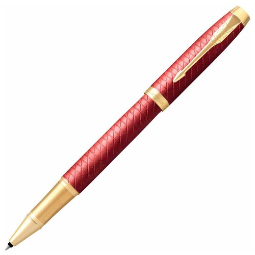 ручка шариковая parker im premium k318 2143644 red gt m синие чернила подар кор Ручка роллер Parker IM Premium T318 (CW2143647) Red GT F чернила черн. подар. кор.