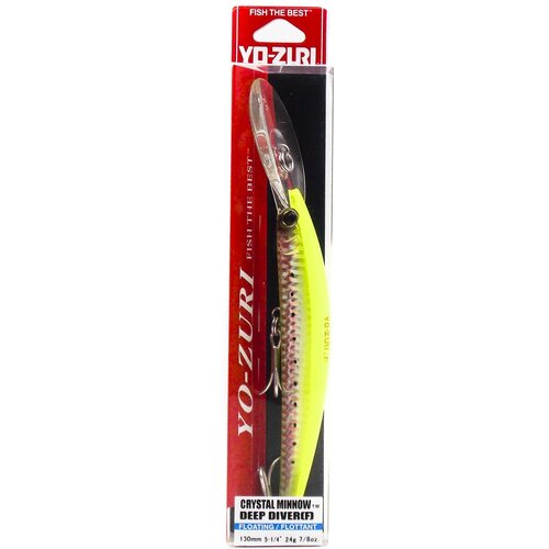 Воблер Yo-Zuri R540-GHCS CRYSTAL MINNOW DEEP DIVER 130F