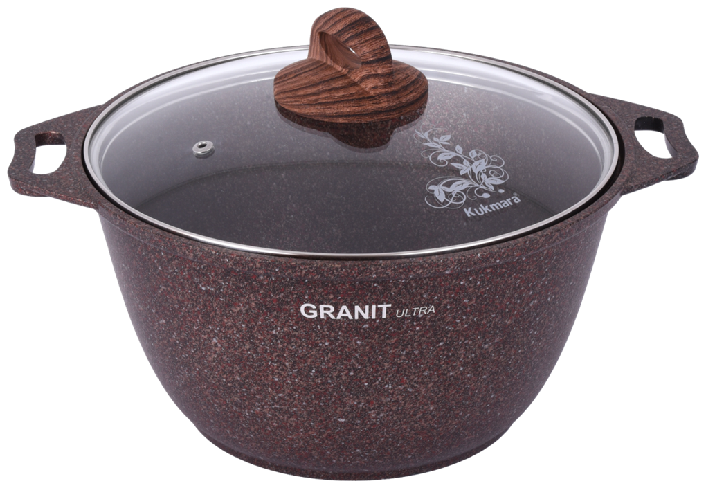 Кастрюля Kukmara Granit ultra red кга42а 4 л