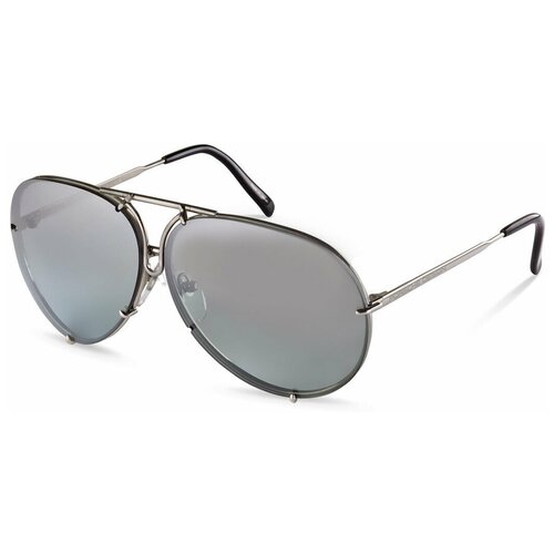 фото Солнцезащитные очки porsche, сменные линзы, серый