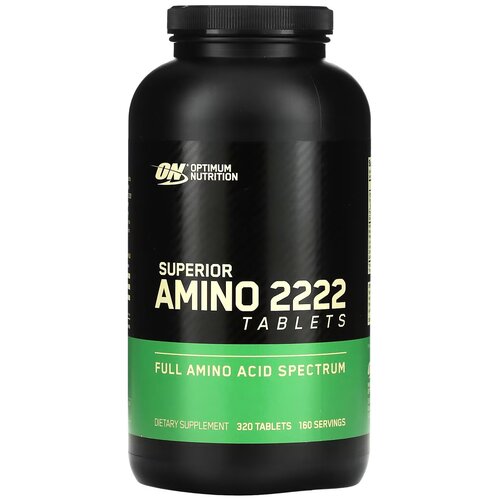 Аминокислота Optimum Nutrition Super Amino 2222, 160 капсул