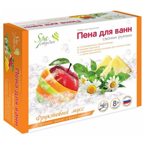 Аромафабрика Пена для ванн своими руками Фруктовый мусс С0606