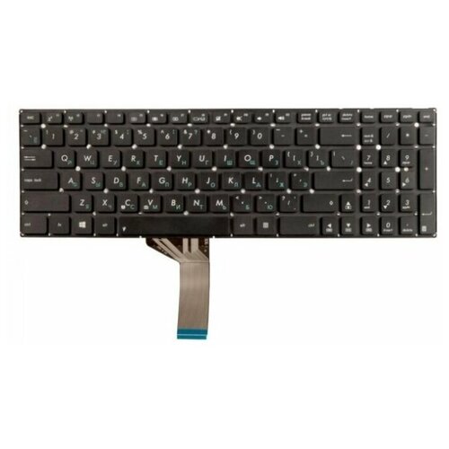 Клавиатура для ноутбука ASUS x751 x751l x751la x751lav x751ld x751ldv x751lk x751ln X751MJ X751MD X751MA X751M черная без рамки гор Enter 139800₽