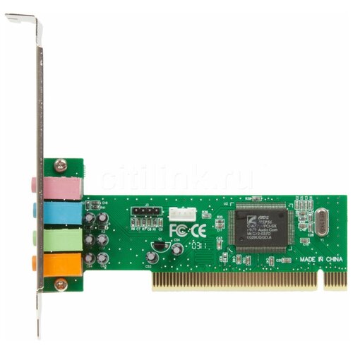 Звуковая карта PCI 8738, 4.0, bulk [asia 8738sx 4c] asia контроллер pci e jmb363 1xe sata 1xsata 1xide bulk asia pcie 363 sata ide