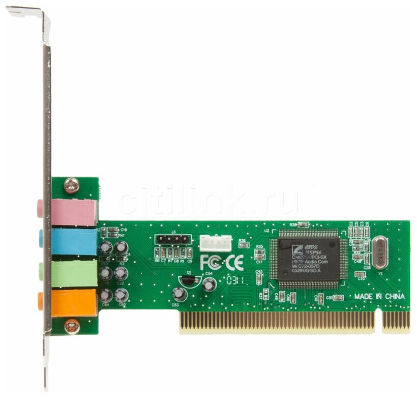 Звуковая карта PCI 8738, 4.0, bulk [asia 8738sx 4c]