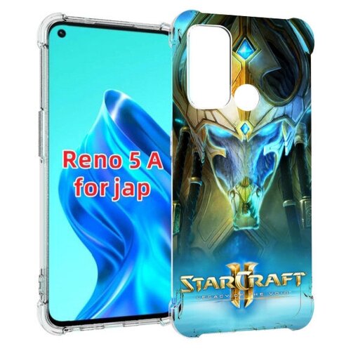 чехол mypads starcraft ii legacy of the void для oppo realme c31 задняя панель накладка бампер Чехол MyPads StarCraft II Legacy of the Void для Oppo Reno 5A задняя-панель-накладка-бампер