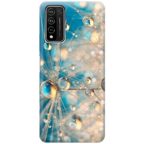 фото Re:pa накладка transparent для honor 10x lite с принтом "одуванчик в капельках"