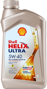 Синтетическое моторное масло SHELL Helix Ultra 5W-40 SP, 1 л