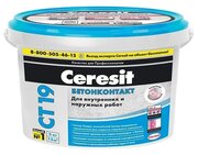 Грунтовка Ceresit CT 19 Бетонконтакт (зимняя формула), 3 кг