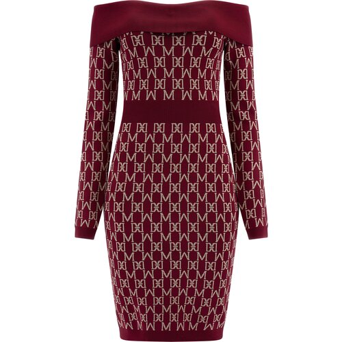Платье MARCIANO GUESS, размер 42, бордовый