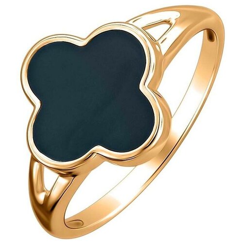 фото Эстет кольцо цветок из красного золота 01к0112960э, размер 16