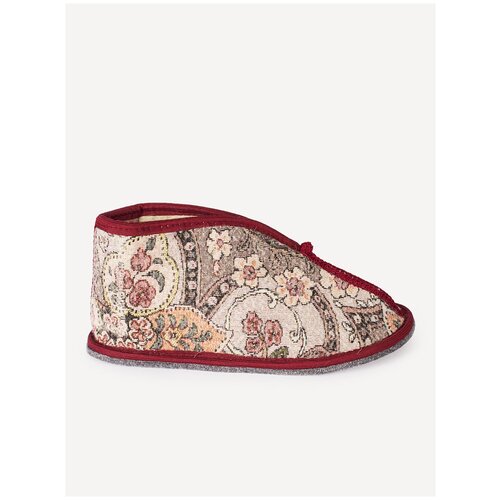 Чуни гобелен шерсть Ч02 красная лента 37-38 р-р