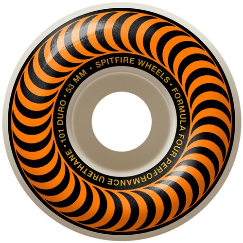 фото Колеса spitfire f4 classic orange 53mm 101d, размер колёс 53mm