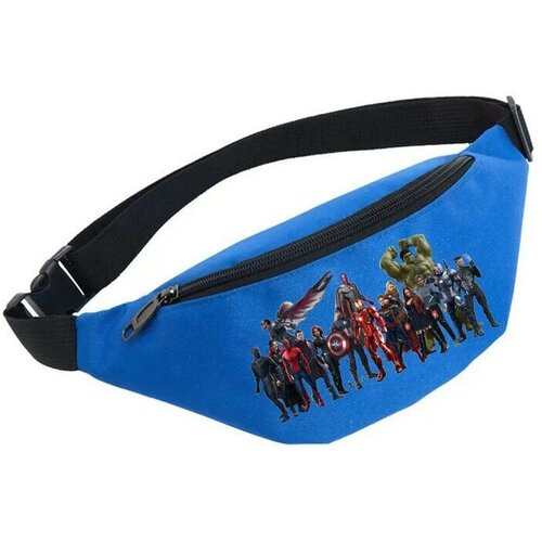 фото Сумка поясная noname, голубой