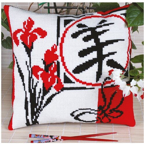 фото Набор для вышивания крестиком panna наволочка, красота (pd-0504)