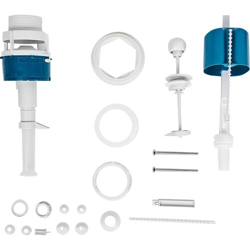 Универсальная арматура h 30см для керамических бачков с нижним подводом полный комплект для быстрой и удобной установки Подходит как для профессионального монтирования так и для самостоятельного 1744₽
