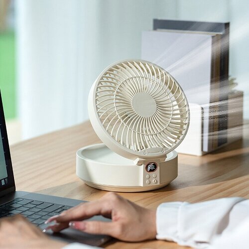 Вентилятор настольный-настенный Портативный беспроводной Слоновая кость 399000₽