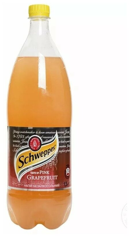 Напиток газированный «Schweppes» Розовый Грейпфрут, 1.5 л 9 шт - фотография № 2