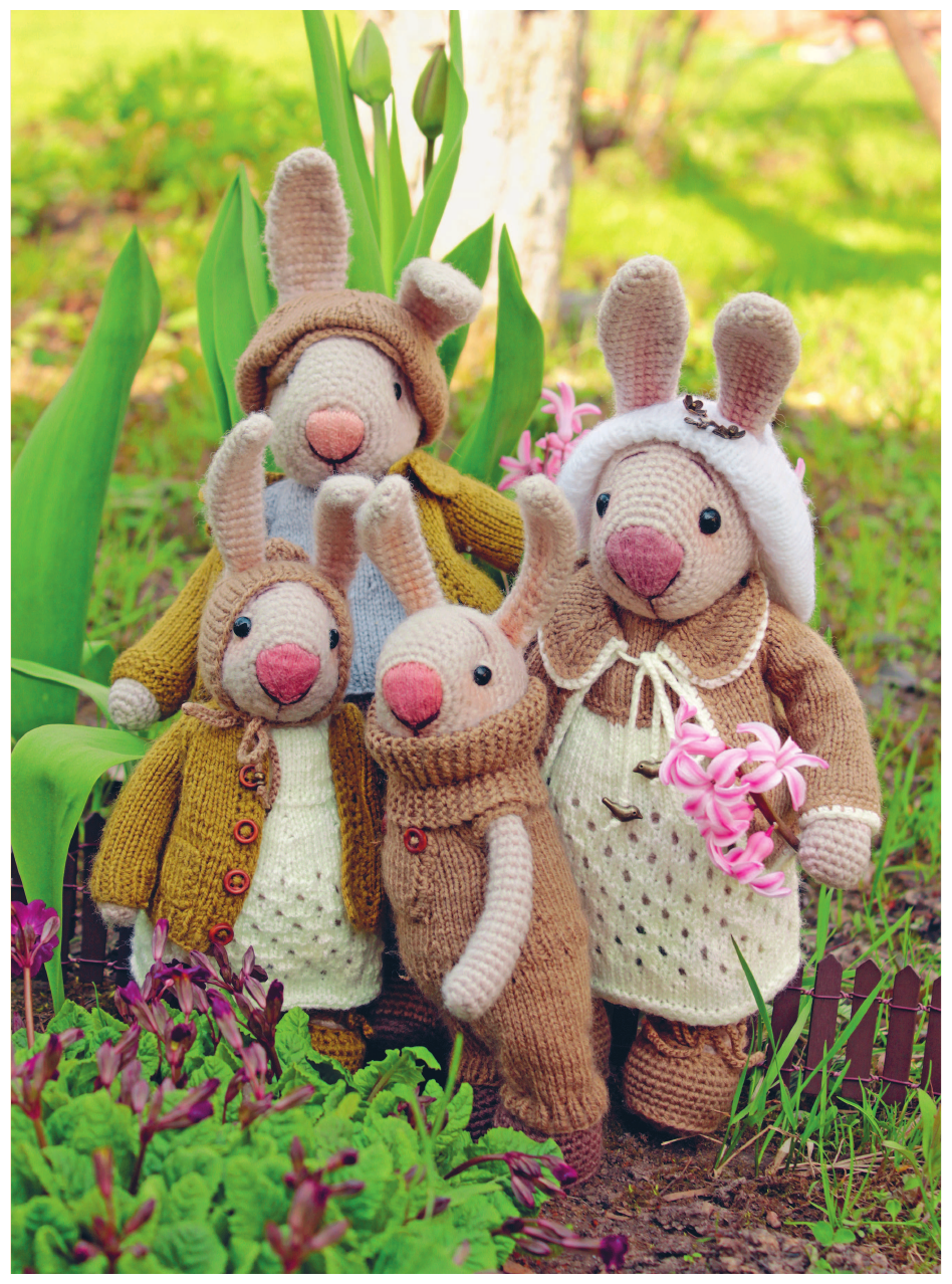 Вязаное счастье семейства Кроликовых. Больше чем АМИГУРУМИ + уникальные наряды на все случаи жизни - фото №9