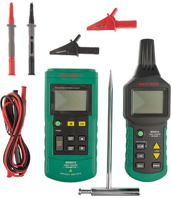 Кабельный локатордетектор скрытой проводки MASTECH MS6818