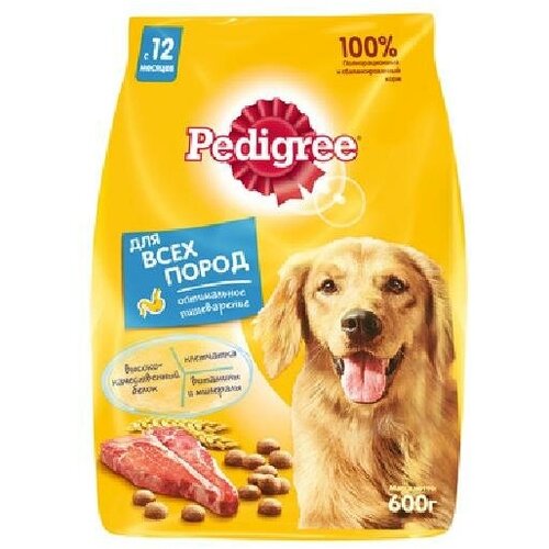 Pedigree Сухой корм для взрослых собак с говядиной 7578 2,2 кг 15791 (2 шт)