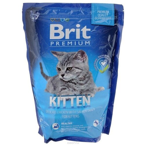 Сухой корм Brit Premium Kitten с курицей для котят 800 г