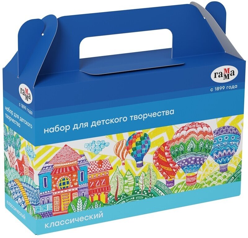 Набор для детского творчества Гамма "Классический", 6 предметов, в подарочной коробке (270420206)